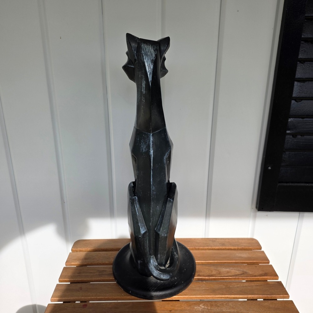 Vtg universal statuary corp. siamese Cat Statue Tall 24" MCM Floor Decor feline - Picture 3 of 16
